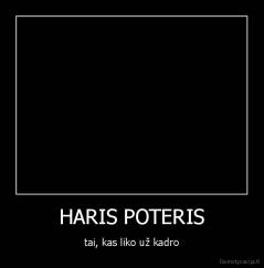 HARIS POTERIS - tai, kas liko už kadro