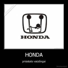 HONDA - prisistato vaizdingai