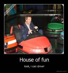 House of fun - look, i can drive!