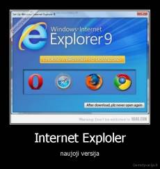 Internet Exploler - naujoji versija