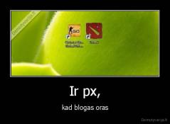 Ir px, - kad blogas oras