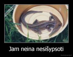 Jam neina nesišypsoti - 