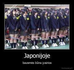 Japonijoje - bausmės būna įvairios