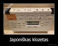 Japoniškas klozetas - 