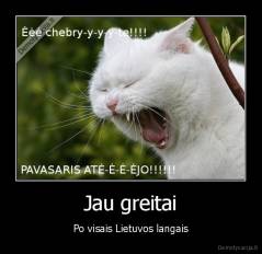 Jau greitai - Po visais Lietuvos langais