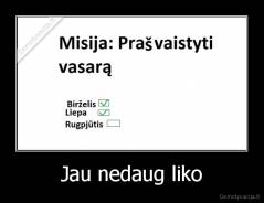 Jau nedaug liko - 