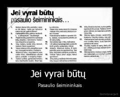 Jei vyrai būtų  - Pasaulio šeimininkais