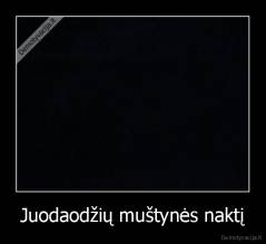 Juodaodžių muštynės naktį - 