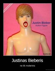 Justinas Bieberis - ne tik moterims