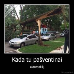 Kada tu pašventinai - automobilį