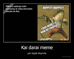 Kai darai meme - per Apple Keynote