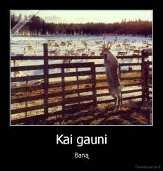 Kai gauni - Baną