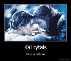 Kai rytais - Lauki autobuso