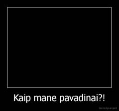 Kaip mane pavadinai?! - 