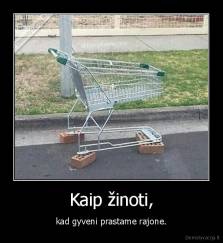 Kaip žinoti, - kad gyveni prastame rajone.