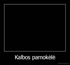 Kalbos pamokėlė - 