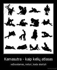 Kamasutra - kaip kelių atlasas - važiuodamas, neturi, kada skaityti