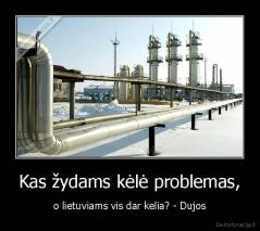 Kas žydams kėlė problemas, - o lietuviams vis dar kelia? - Dujos