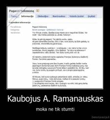 Kaubojus A. Ramanauskas - moka ne tik stumti