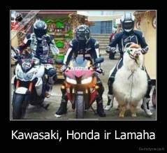 Kawasaki, Honda ir Lamaha - 