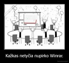 Kažkas netyčia nupirko Winrar. - 