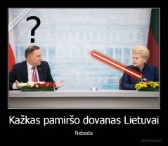 Kažkas pamiršo dovanas Lietuvai - Nebėda