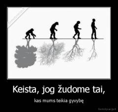 Keista, jog žudome tai, - kas mums teikia gyvybę