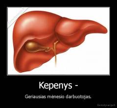 Kepenys - - Geriausias mėnesio darbuotojas.