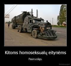 Kitoms homoseksualų eitynėms - Pasiruošęs.