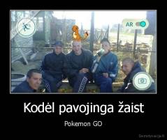 Kodėl pavojinga žaist - Pokemon GO