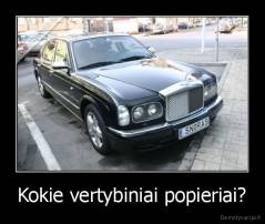 Kokie vertybiniai popieriai? - 