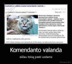 Komendanto valanda - siūlau tokią įvesti uodams