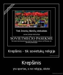 Krepšinis - yra sportas, o ne religija, idiote