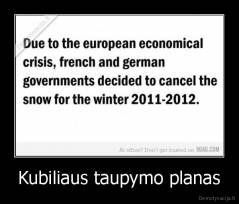 Kubiliaus taupymo planas - 