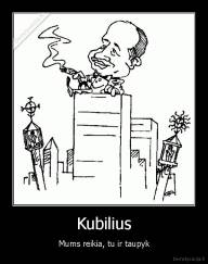 Kubilius - Mums reikia, tu ir taupyk