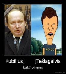 Kubilius]      [Tešlagalvis - Rask 5 skirtumus