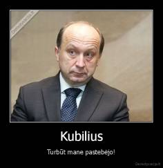 Kubilius - Turbūt mane pastebėjo!