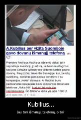 Kubilius... - Jau turi išmanųjį telefoną, o tu?