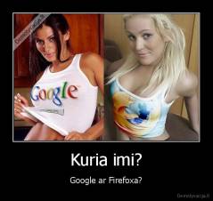 Kuria imi? - Google ar Firefoxa?