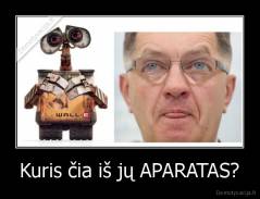 Kuris čia iš jų APARATAS? - 