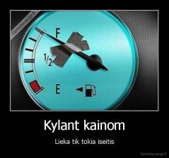 Kylant kainom - Lieka tik tokia iseitis