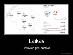 Laikas - Lietuvoje jisai sustoja