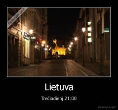 Lietuva - Trečiadienį 21:00