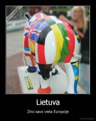 Lietuva - Zino savo vieta Europoje