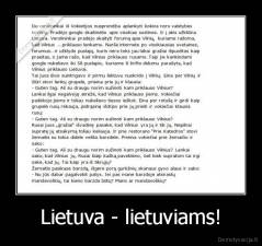 Lietuva - lietuviams! - 