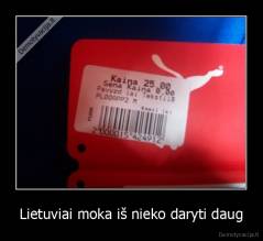 Lietuviai moka iš nieko daryti daug - 