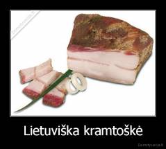 Lietuviška kramtoškė - 