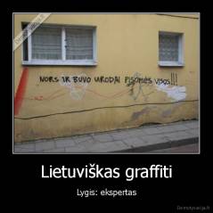 Lietuviškas graffiti - Lygis: ekspertas