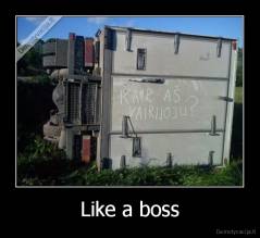 Like a boss - 