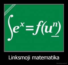 Linksmoji matematika - 